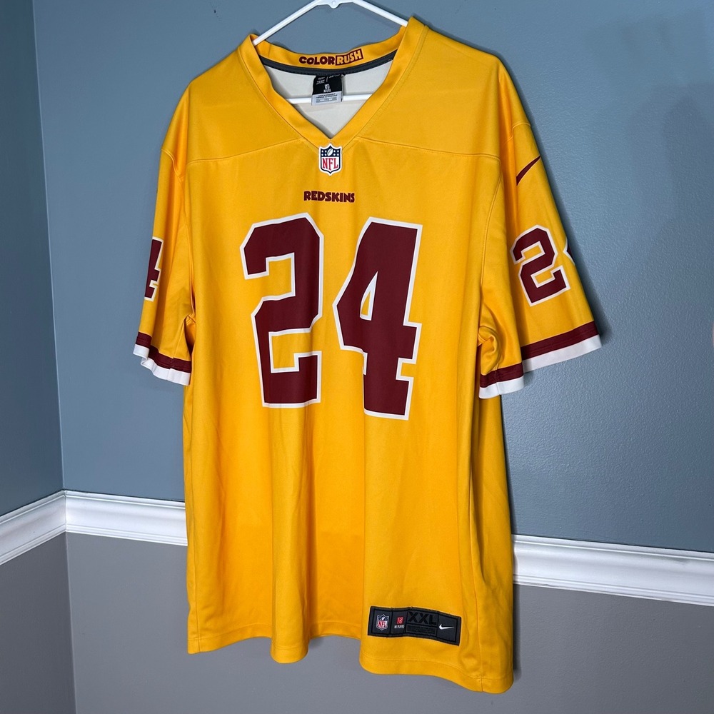 Nike NFL old style Washington commanders Josh Norman 24 Color Rush Jersey XXL